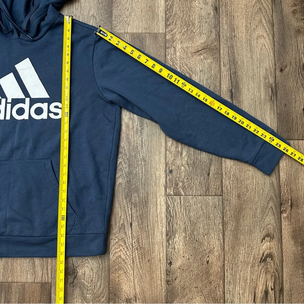 Adidas Golf Hoodie Adult Size L Logo Navy Blue Pullover Soft